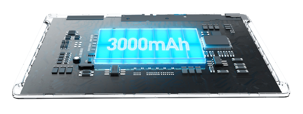 close up of the battery with 3000mAh wrote across the space, Xencelabs Pen Tablet Medium Bundle SE